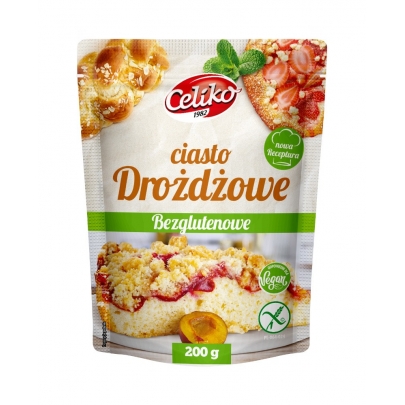 Ciasto drożdżowe w proszku bezglutenowe 200 g Celiko