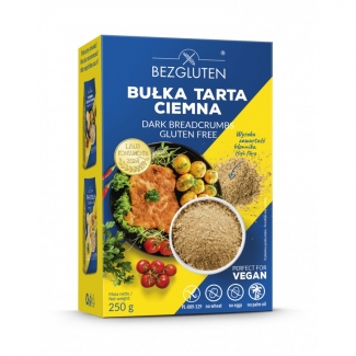 Bułka tarta ciemna bezglutenowa 250g