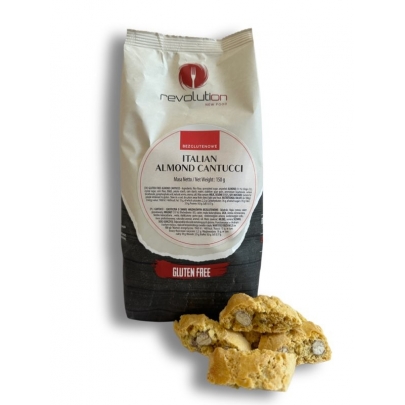 Cantucci - ciasteczka o smaku migdałowym bezglutenowe 150 g REVOLUTION
