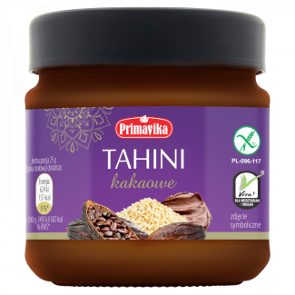 TAHINI Pasta sezamowa kakaowa 185g PRIMAVIKA
