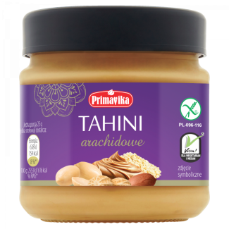 TAHINI Pasta sezamowa arachidowa 185g PRIMAVIKA