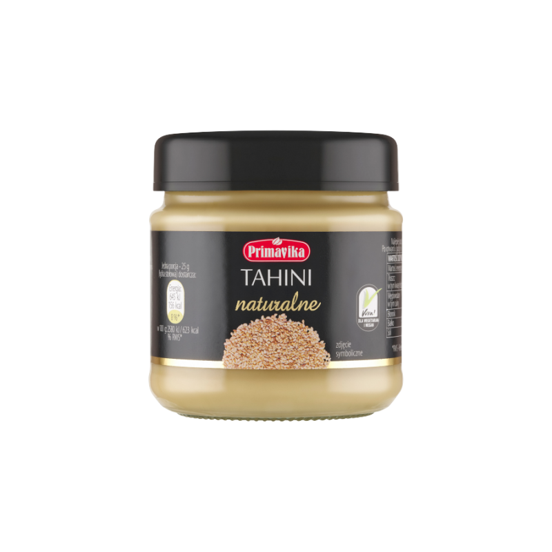 TAHINI naturalne bezglutenowe 185g PRIMAVIKA