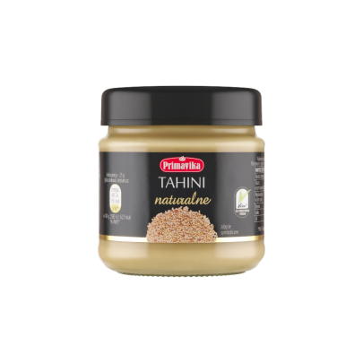 TAHINI naturalne bezglutenowe 185g PRIMAVIKA