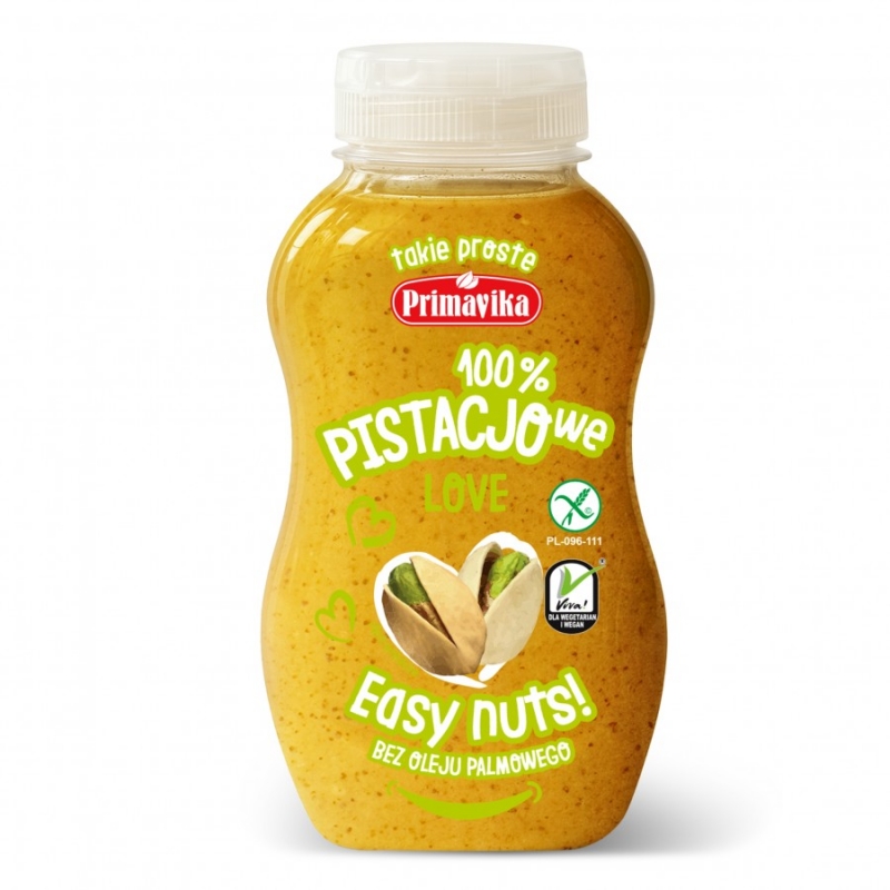 EASY NUTS Pasta pistacjowa 100% 270g  - PRIMAVIKA
