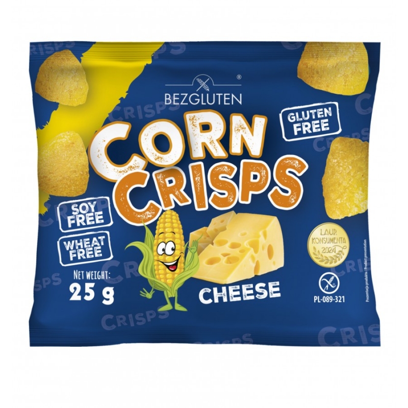 Corn Crisps serowe bezglutenowe 25g
