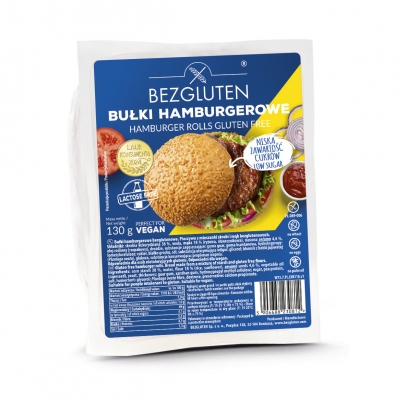 Bułki hamburgerowe bezglutenowe 130g