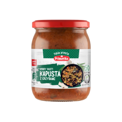 Kapusta z grzybami 420g Primavika