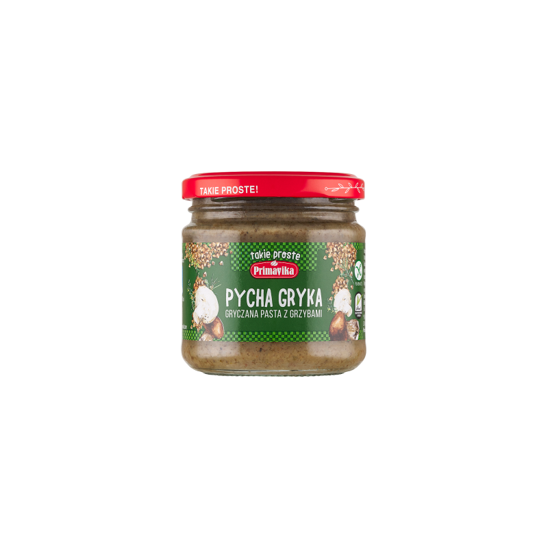 Pycha Gryka Gryczana Pasta z Grzybami 160g Primavika