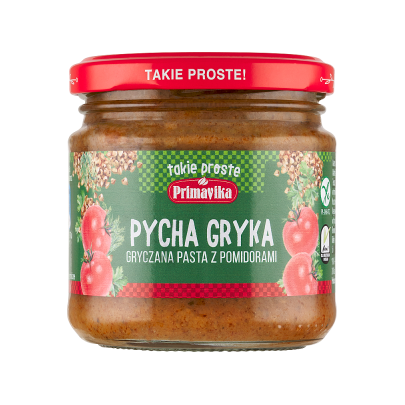 Pycha Gryka Gryczana Pasta z Pomidorami 160g Primavika