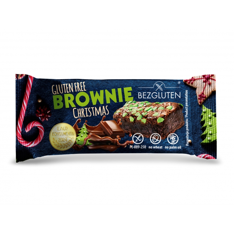 Brownie Christmas bezglutenowe 52g