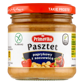Pasztet paprykowy z soczewicą 160g Primavika