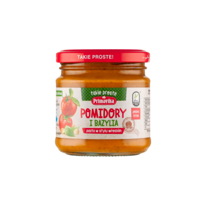 Pomidory i bazylia- pasta w stylu włoskim 160g