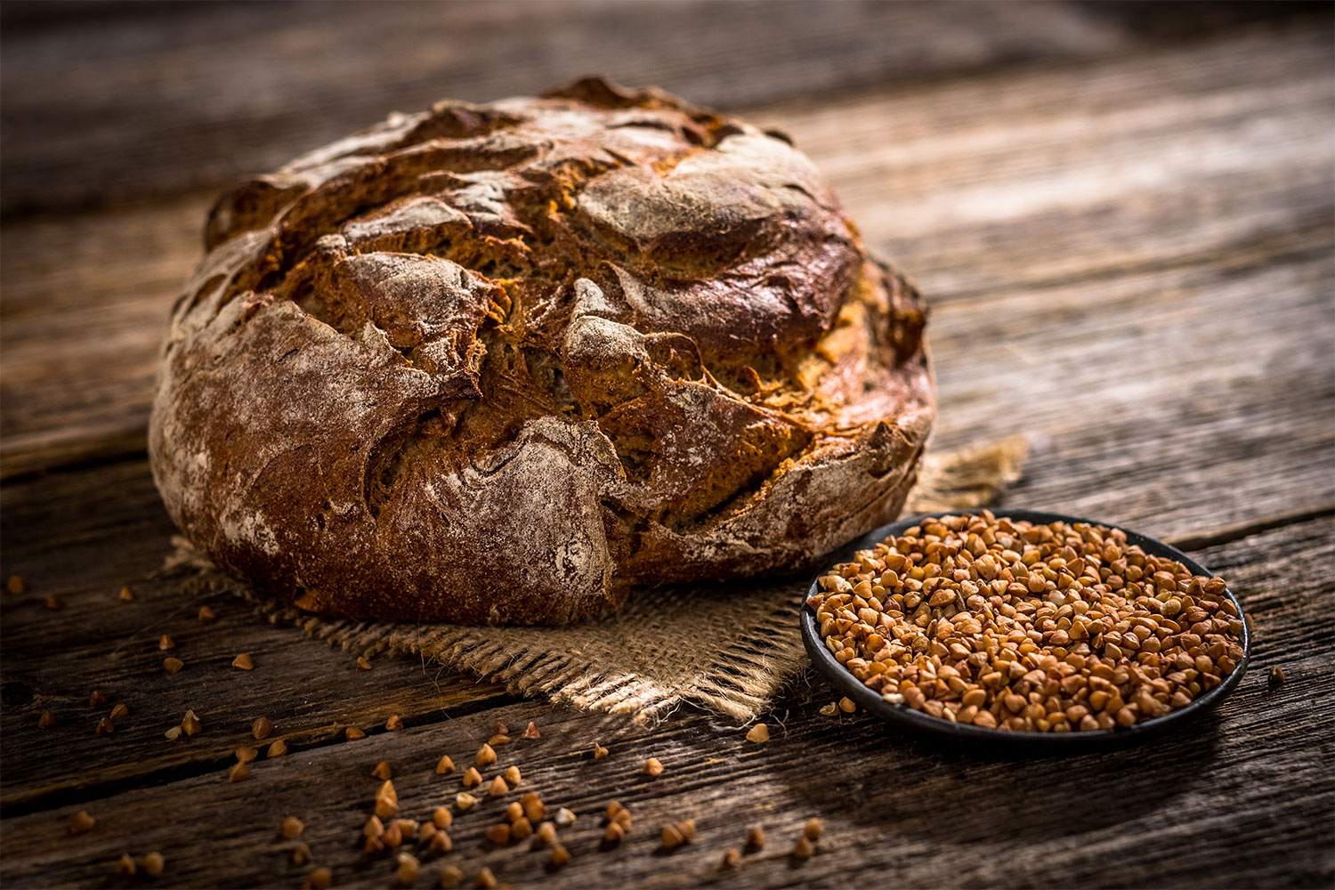 Chleb z kaszy gryczanej oraz jaglanej przepis na wypiek bezglutenowy