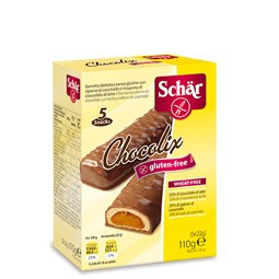 Schar CHOCOLIX  - bezglutenowy baton z nadzieniem karmelowym w polewie czekoladowej 5szt.