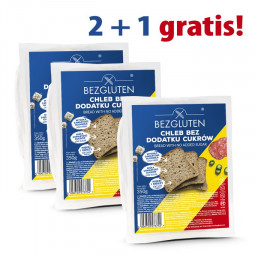 Chleb bez dodatku cukru bezglutenowy