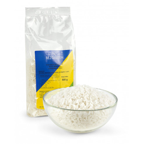 Makaron w postaci ryżu białego niskobiałkowy PKU - 500 g