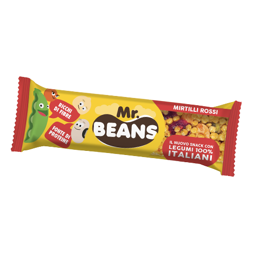Mr. Beans Baton bezglutenowy z żurawiną i orzechami 3x28g