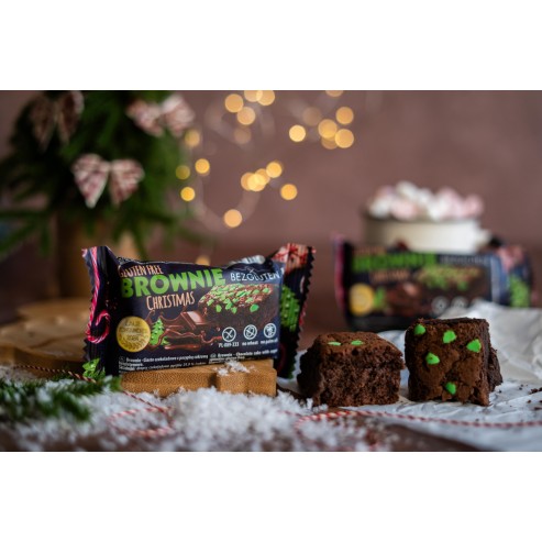 Brownie Christmas bezglutenowe 52g